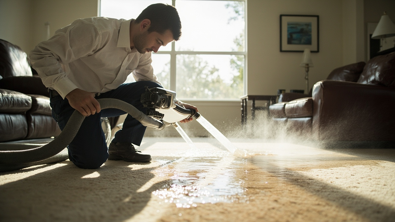 Carpet Water Extraction in Orlando – Fast Response to Prevent Mold Growth and Structural Damage