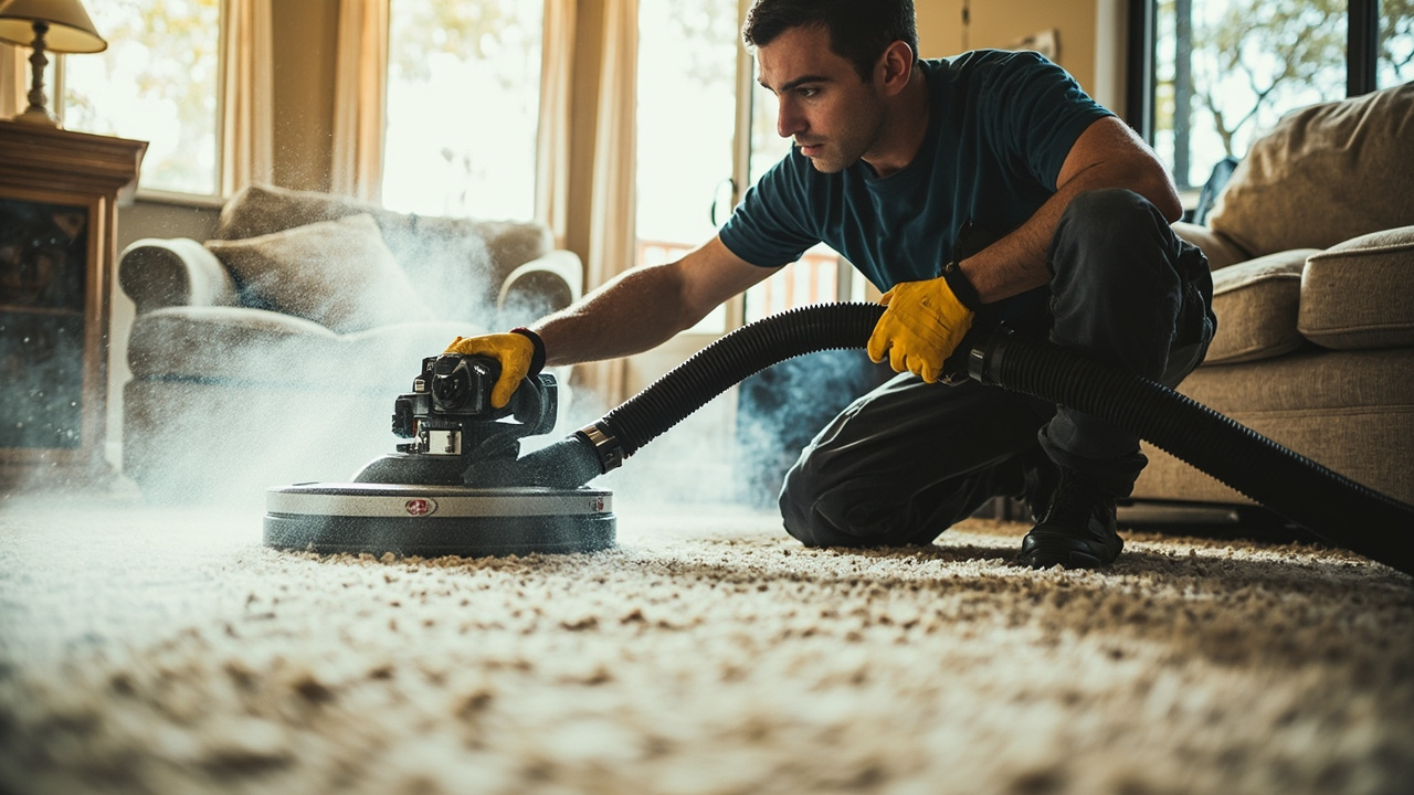 How Professional Carpet Water Extraction Stops Damage Progression