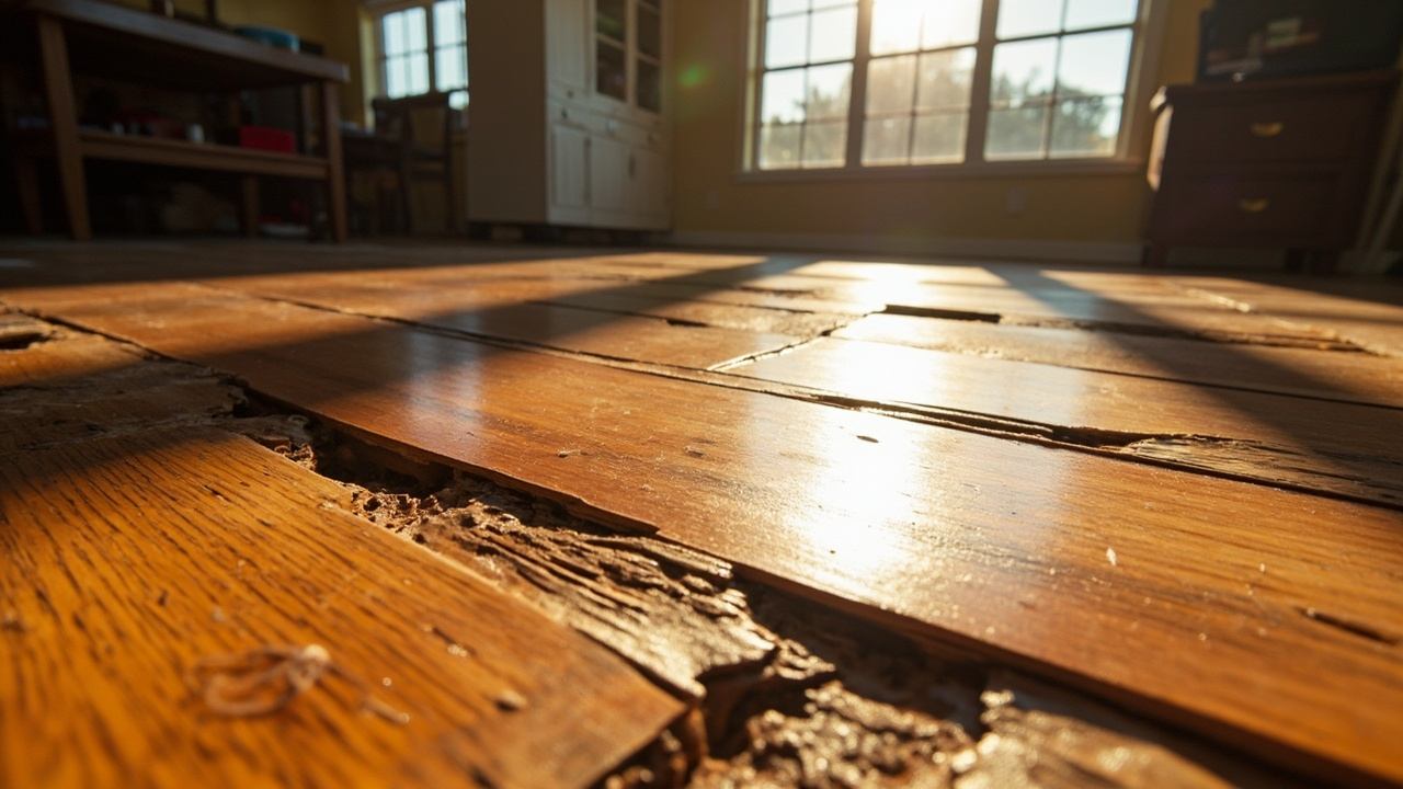 Cupping or Buckling Wood Floors in Orlando | Expert Diagnosis and Proper Moisture Correction