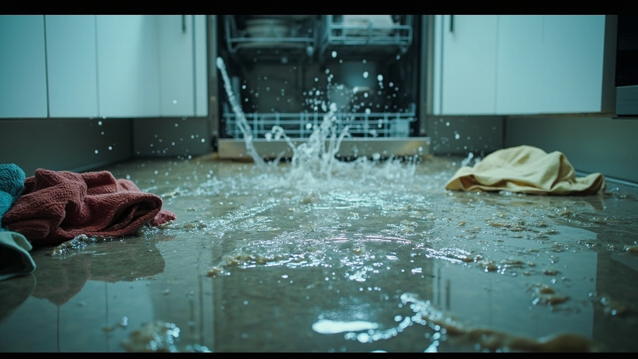 How Emergency Dishwasher Water Extraction Stops Hidden Damage