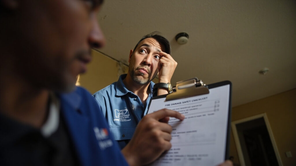 Fire Damage Safety Checklist in Orlando FL 32801