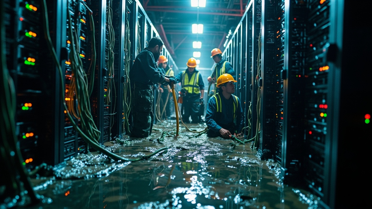 Specialized Server Room Water Removal Protocol