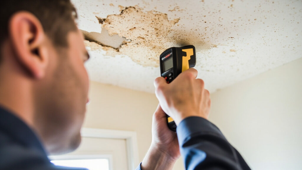 Fixing wet drywall and ceiling leaks in baldwin pa