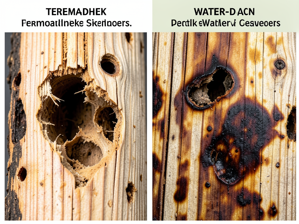Identifying the Difference Between a Termite Problem and Water Damage in College Park