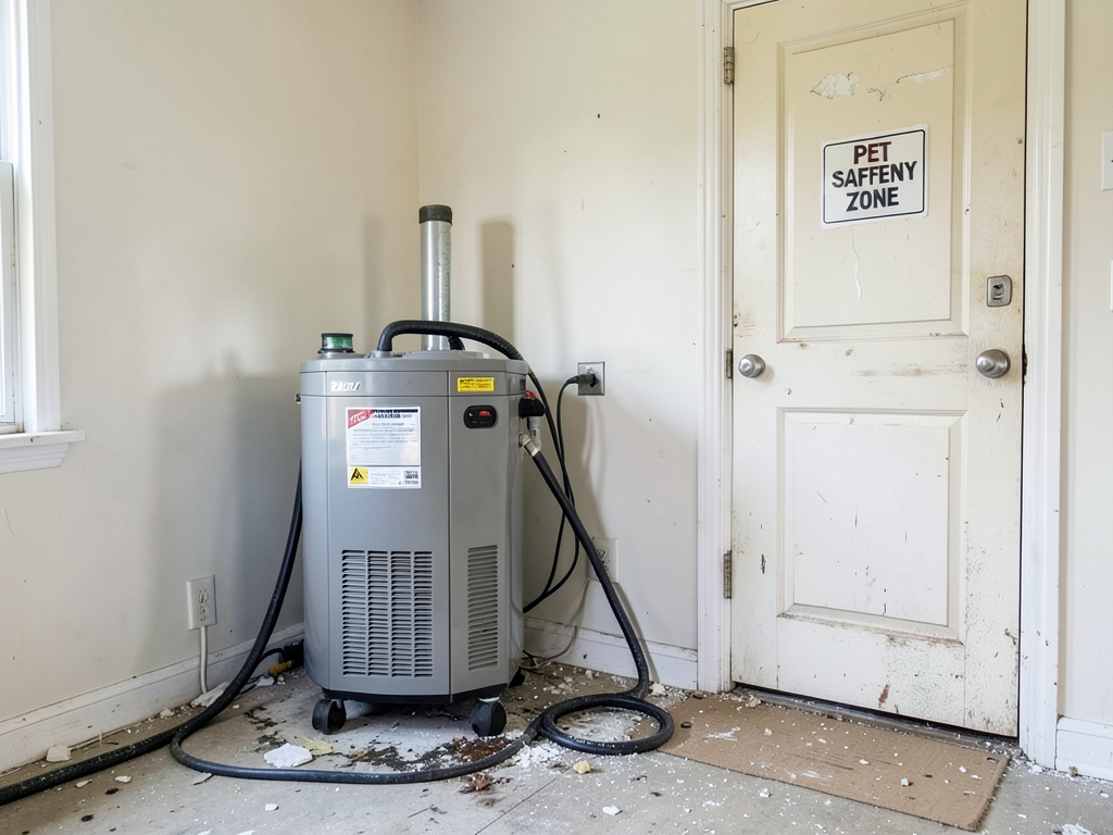 Keeping Your Pets Safe During a Massive Water Damage Cleanup Project